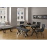 Studio Collection 190cm Dining Table - Stone Effect