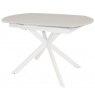 Star Collection Motion Dining Table - White