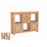 Suffolk Oak Dining Collection Low Display Unit