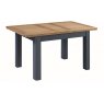 Sussex Midnight Collection 120cm (4FT) Single Extending Dining Table
