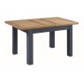 Sussex Midnight 120cm (4FT) Single Extending Dining Table