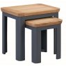 Sussex Midnight Collection Nest of 2 Tables