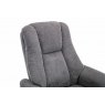 Tampa Swivel Recliner Collection Swivel Recliner and Footstool Pecan