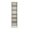 Revox Home Office Collection Narrow Bookcase Grey Washed Oak & Soft Grey