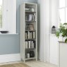 Revox Home Office Collection Narrow Bookcase Grey Washed Oak & Soft Grey