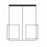 180cm Platform Top 2 Drawer Set 2 Free Drawers Standard
